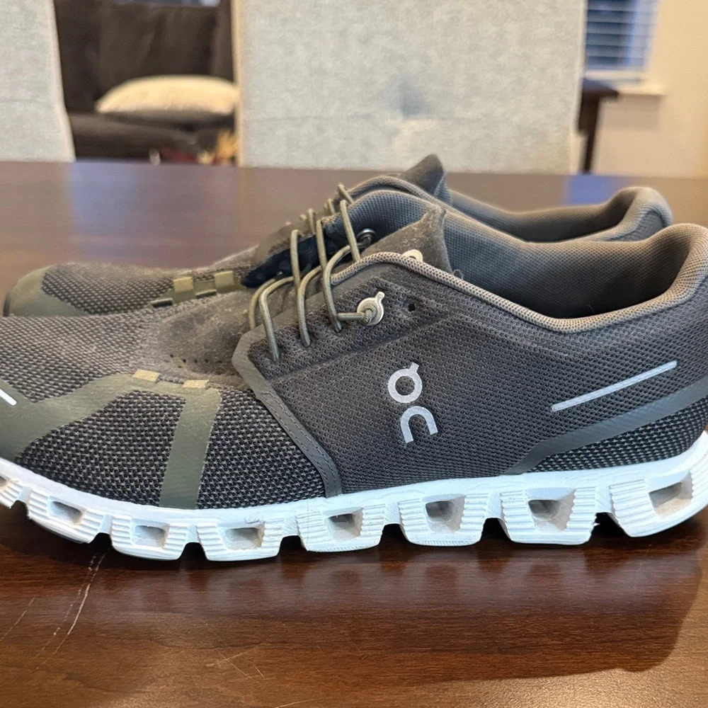 On cloud Running Men's green Athletic Shoes - Picture 4 of 7